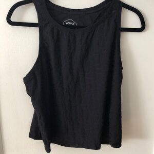 ASICS black racerback tank
